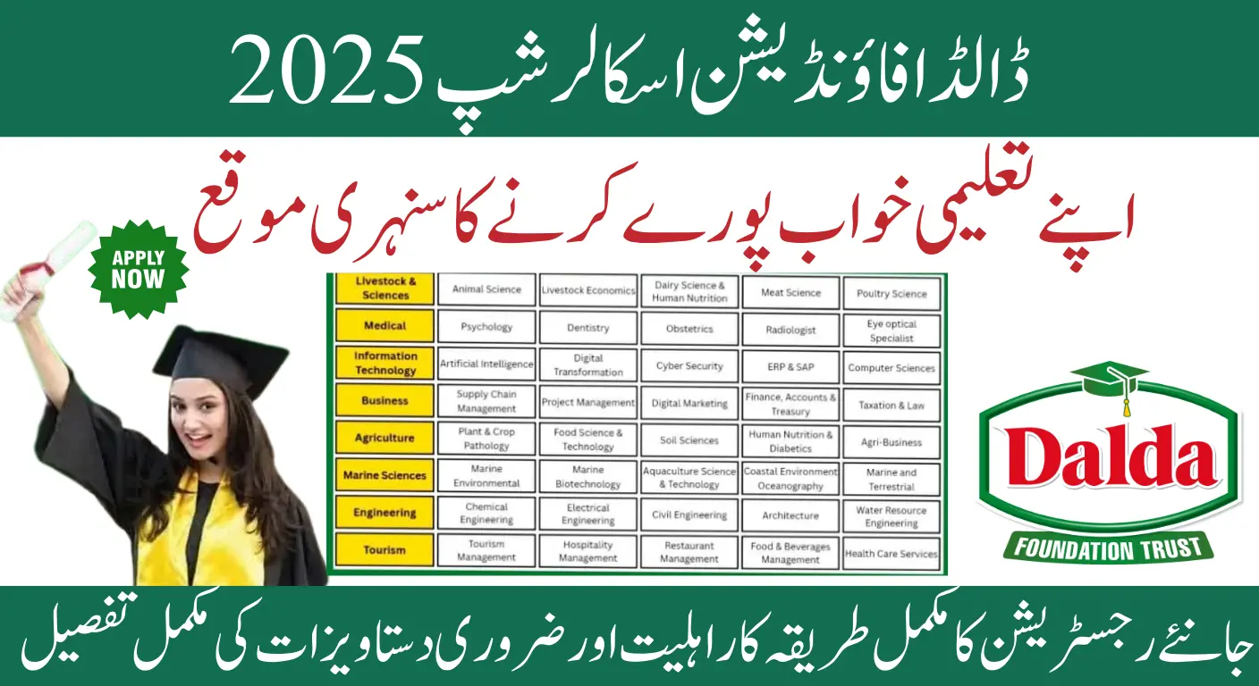 Dalda Foundation Scholarship 2025