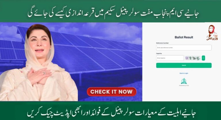 CM Punjab Solar Scheme Result 2025 – Full List, Updates & Status