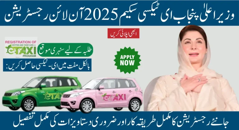 Young driver receives keys under CM Punjab E-Taxi Scheme 2025 online registration.