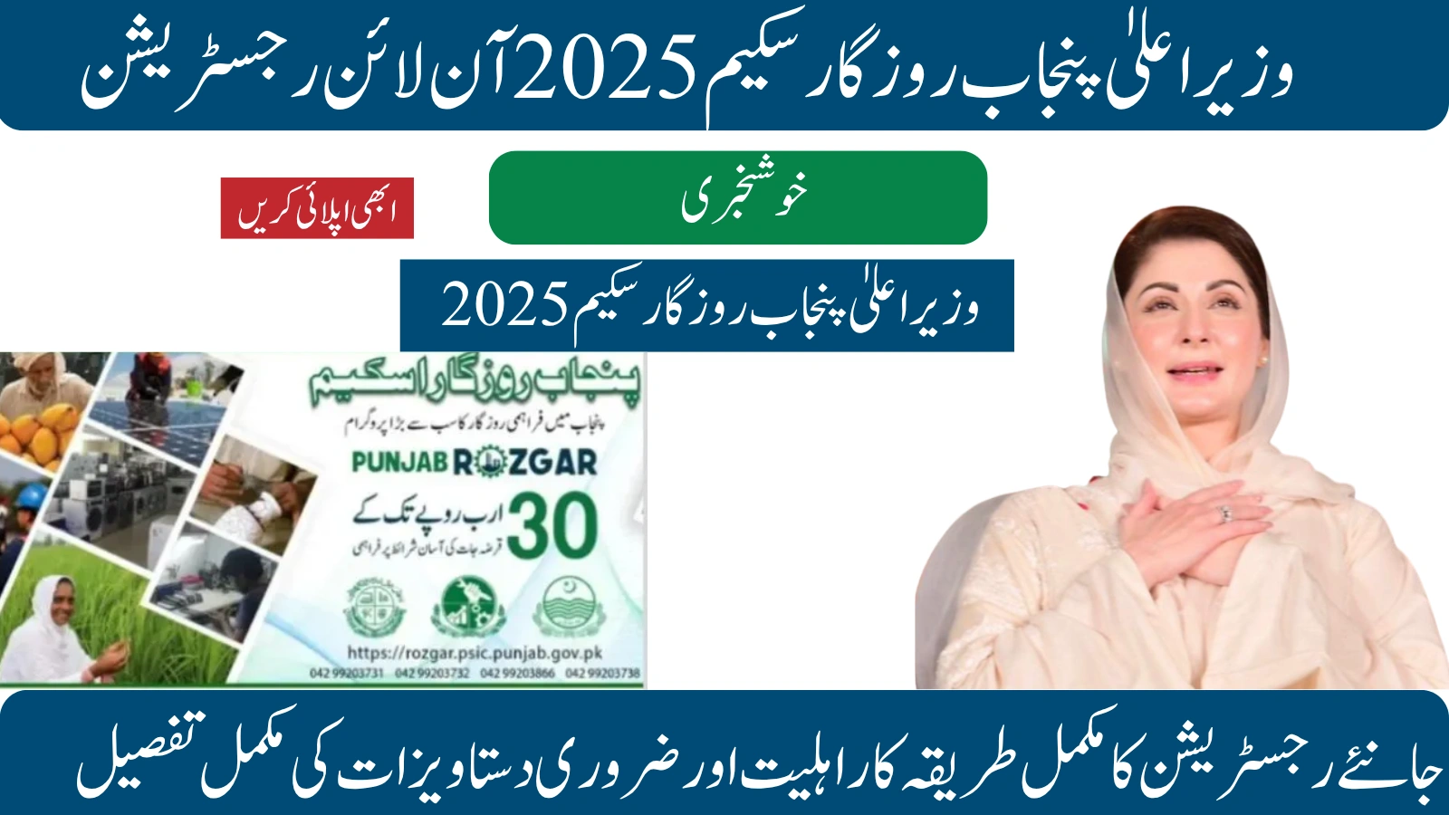 CM Punjab Rozgar Scheme 2025 - Start your own business