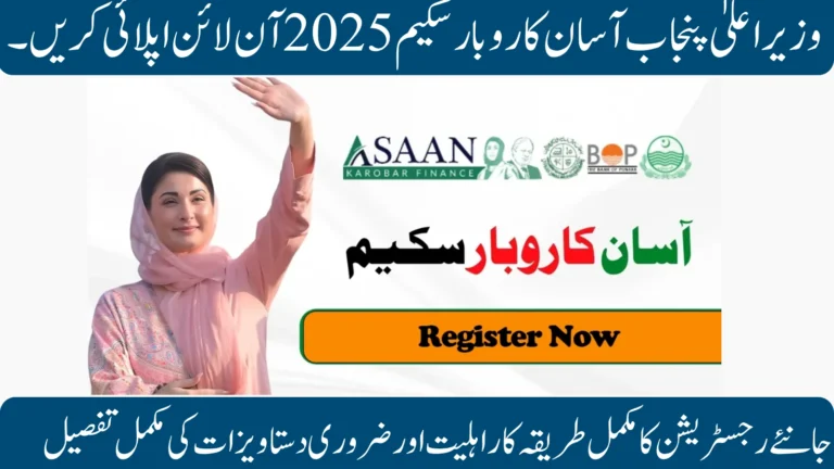 CM Punjab Asan Karobar Scheme 2025