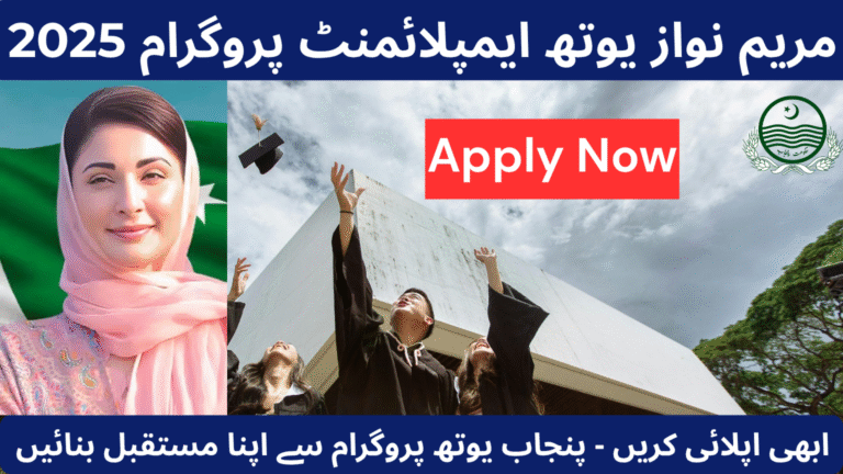 Maryam Nawaz Youth Employment Program 2025 offering job opportunities and skill development for graduates in Punjab