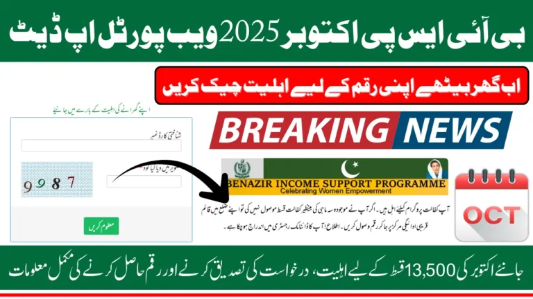 BISP web portal 2025