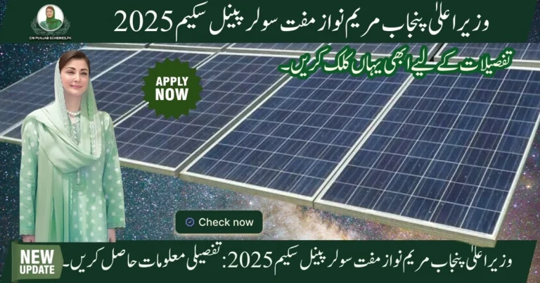 Free Solar Panels Punjab 2025 Apply