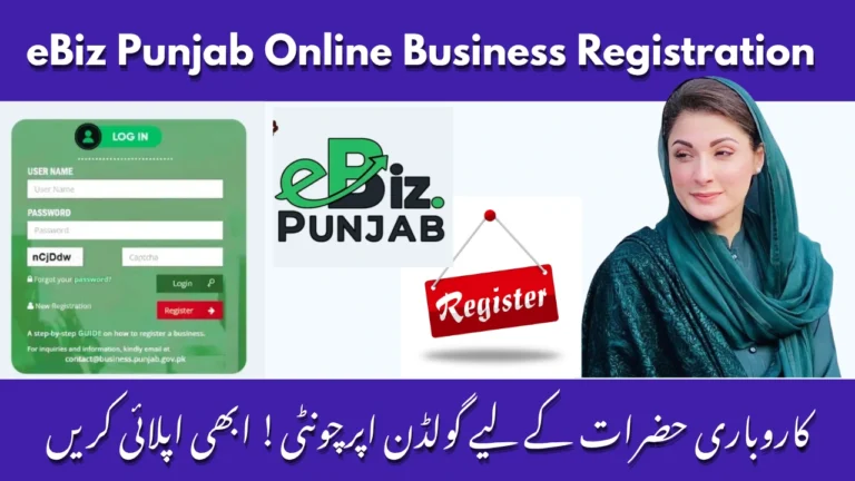 Register a Sole Proprietorship in eBiz Punjab 2025
