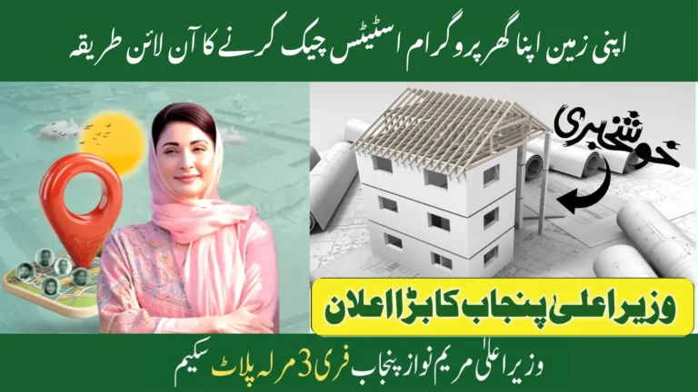 Apni Zameen Apna Ghar Status Check