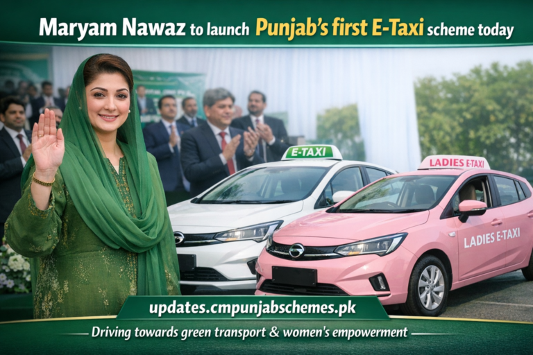 Maryam Nawaz to Launch Punjab's First E-Taxi Scheme Today