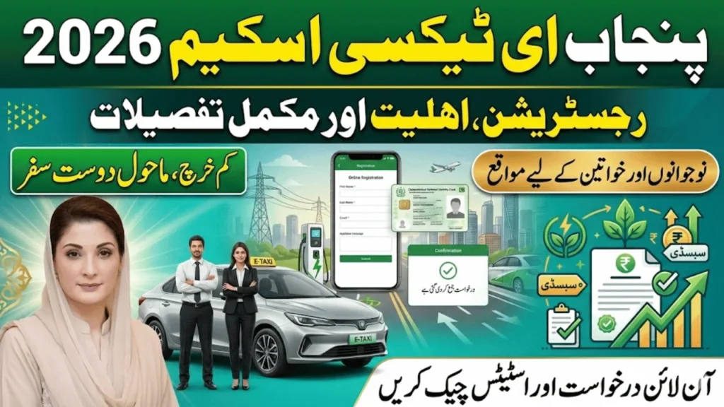 Maryam Nawaz to Launch Punjab's First E-Taxi Scheme Today | February 26, 2026 2 Punjab E Taxi Scheme 2026