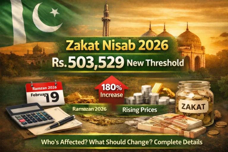 Zakat Nisab in Pakistan 2026 Set at Rs 503,529 New Threshold for Bank Account Deduction